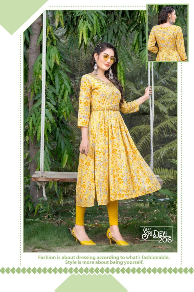 Sridevi Vol 2 By Hirwa Designer Kurtis Catalog